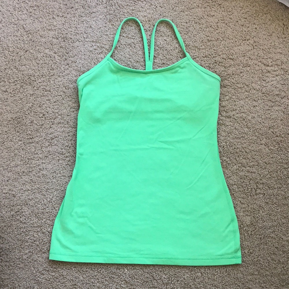 Lulu lemon athletica Green tank 8